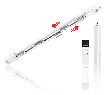 ONE LINE TELESCOPIC CURTAIN TRACK SET - Image 2