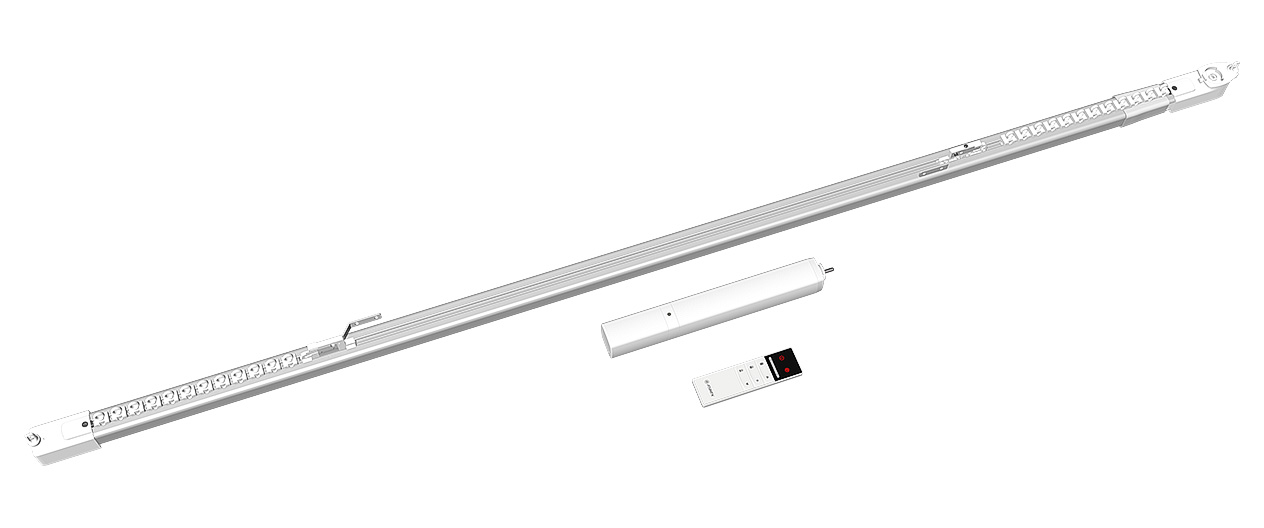 ONE LINE TELESCOPIC CURTAIN TRACK SET - Image 3