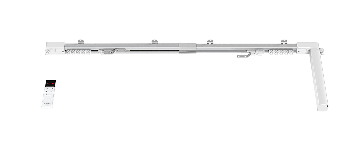 ONE LINE TELESCOPIC CURTAIN TRACK SET - Image 5