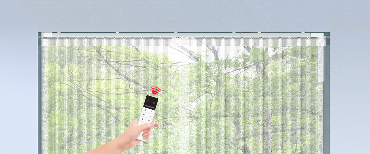 ONE LINE TELESCOPIC CURTAIN TRACK SET - Image 7